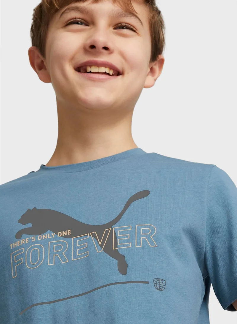 PUMA Youth Essential Better Graphic T-Shirt
