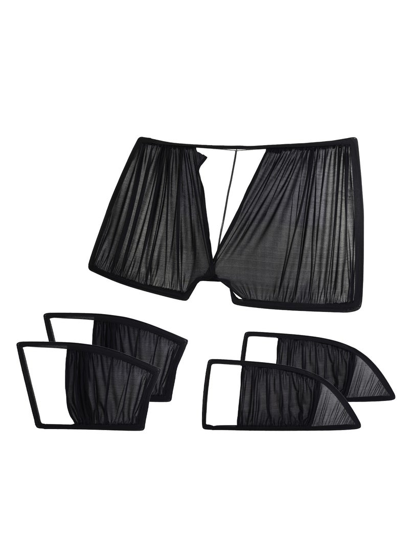 طقم ستائر واقية للشمس متحركة 5 قطع لسيارة رينو لوجان الشكل القديم - Image 1