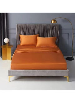 LIMOS 100% Tencel Lyocell Bed Sheets Set 4PC, Flat Sheet,1 Fitted Sheet, 2 Pillowcases  - Image 5