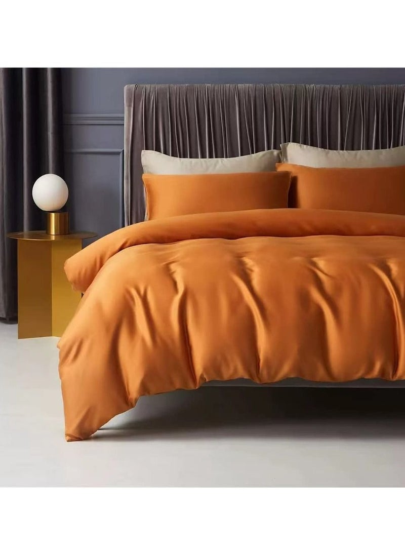 LIMOS - 100% Tencel Lyocell Bed Sheets Set 4PC, Flat Sheet,1 Fitted Sheet, 2 Pillowcases - Image 1