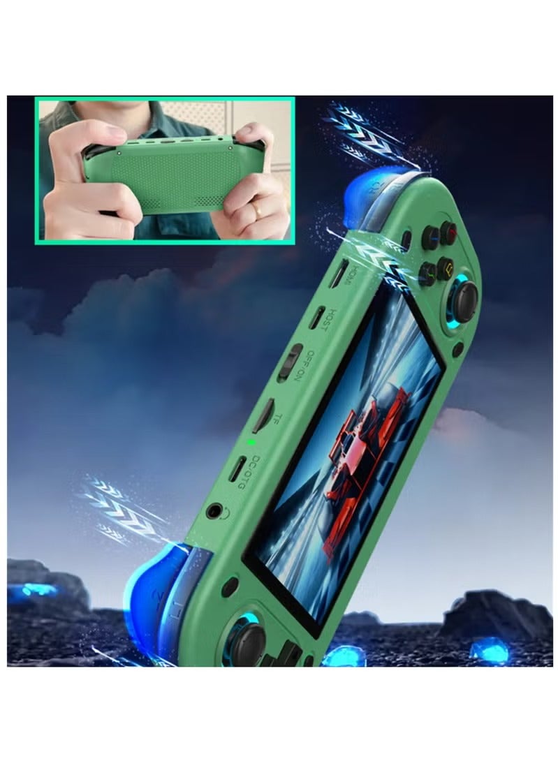 بلو فاير جهاز ألعاب محمول ريترو R43S – شاشة IPS عالية الدقة 4.3 بوصة، أكثر من 10,000 لعبة كلاسيكية مدمجة، إخراج HDMI للتلفاز، نظام لينكس مفتوح المصدر، معالج رباعي النواة وذاكرة 4GB RAM، سعة تخزين 64GB/128GB قابلة للتوسيع، بطارية 2000mAh، شحن Type-C، دعم محاكيات PS1/N64/GBA/SNES/NES/MAME/NeoGeo/PSP، جهاز ألعاب جيبي مثالي للأطفال والكبار - Image 4