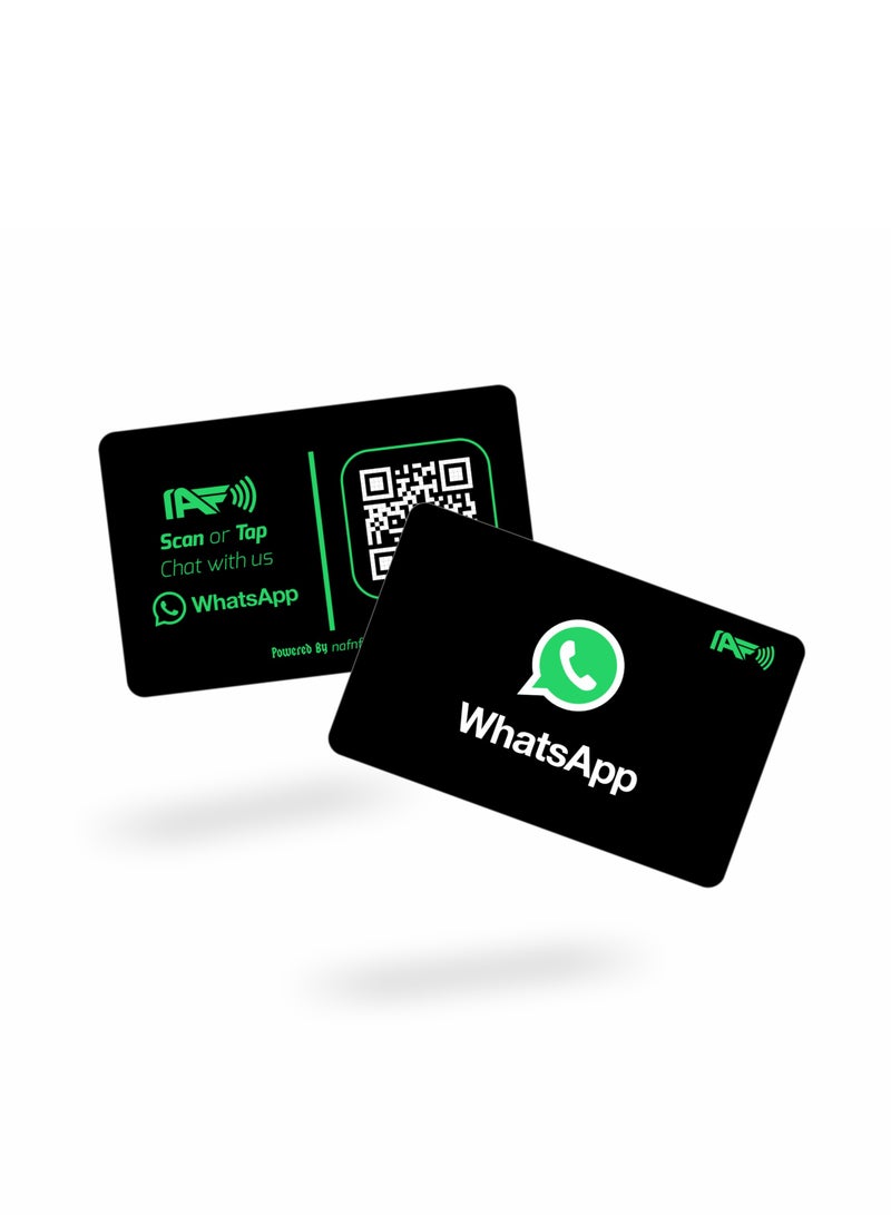 ناف إن إف سي بطاقة واتساب شخصية (ان اف سي - كيو ار)
