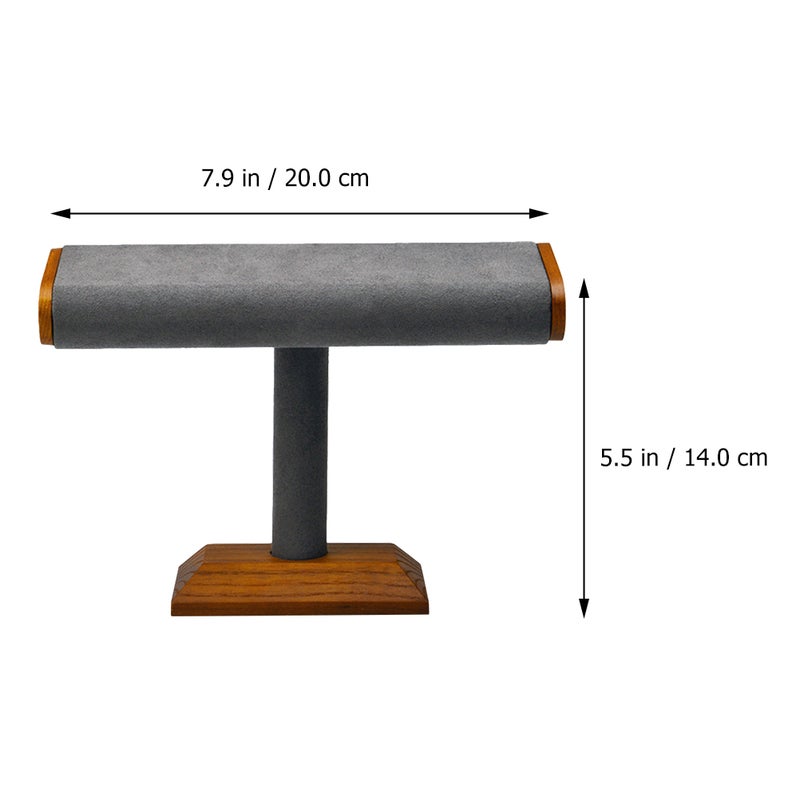 2pcs Portable Bracelet Chain T- Rack Jewelry Display Stand for Bangle Watch - Image 5