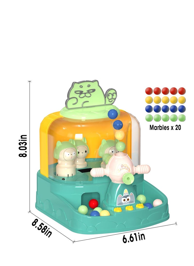 MUMS PLANET Shooting Mentessori Game Toy for Boys Age 4 5 6 7 8, Tabletop Game Set Desktop Toys Arcade Game Machine with Music, Lights, LED Score Record Easter Birthday Gifts for Boys Age 3-8 Years Old  - Image 3