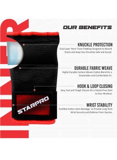 Starpro | Original Boxing Wraps Men & Women | Many Colors | Thumb & Loop | Boxing Hand Wraps For Boxing Gloves Men, Boxing Hand Wraps For Men, Boxing Wraps Women, Hand Wraps For Boxing Gloves Women  - Image 3