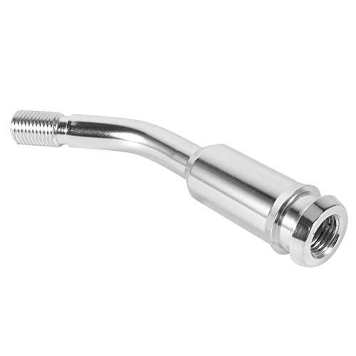 Dweekiy Gear Stick Extension, 5inch Gear Shifter Stick Lever Bend Extension Shift Knob Extender for T4 Silver - Image 1