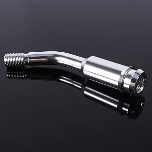 Dweekiy Gear Stick Extension, 5inch Gear Shifter Stick Lever Bend Extension Shift Knob Extender for T4 Silver - Image 4