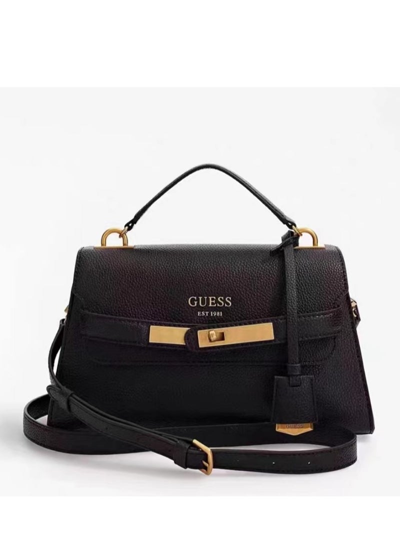 GUESS - Womens Leather Satchel Bags Kelly Handbag - Image 1