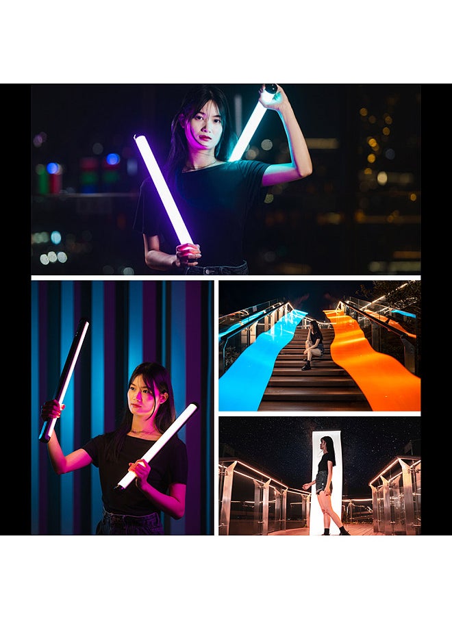 VILTROX - K60 20W RGB LED Light Bi-Color Light Tube Portable Fill Light Wand Stick 2500K-8500K Dimmable TLCI≥97 CRI≥95 with 26 Special Scene Effects OLED Screen - Image 1