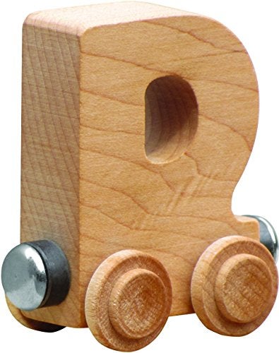 Maple Landmark NameTrains Clear Finish Letter Car - Made in USA (D) - Image 5