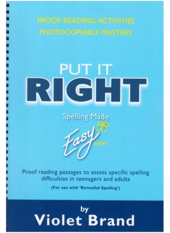 Proofreading Activities, Photocopiable Masters