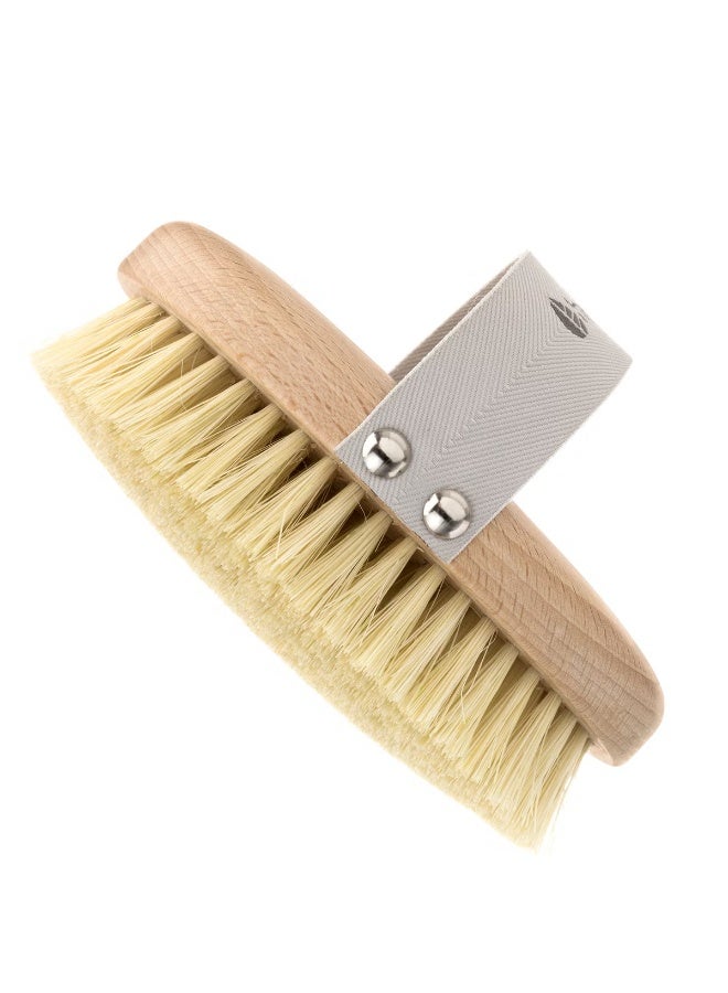 Hydrea London Beech Wood Body Brush With Cactus Fibre Bristles - Image 2