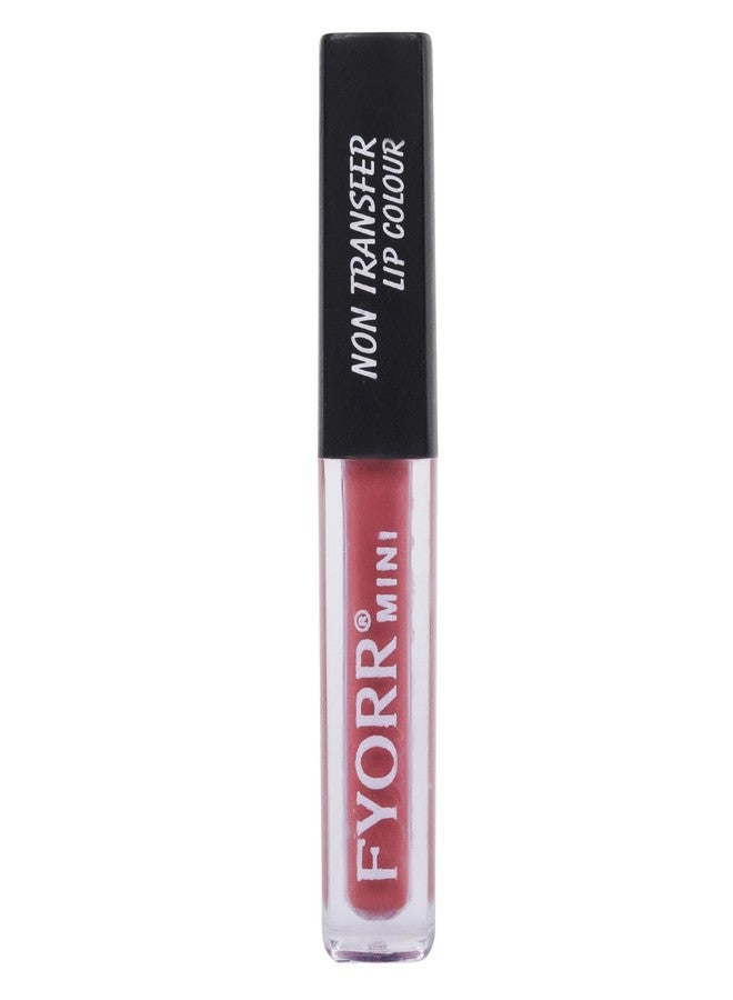 FYORR Non Transfer Matte Waterproof Liquid Lipstick Ultra Pigmented Non-Sticky Smooth Finish Lip Color, Nude Perfect (4ml) - Image 3