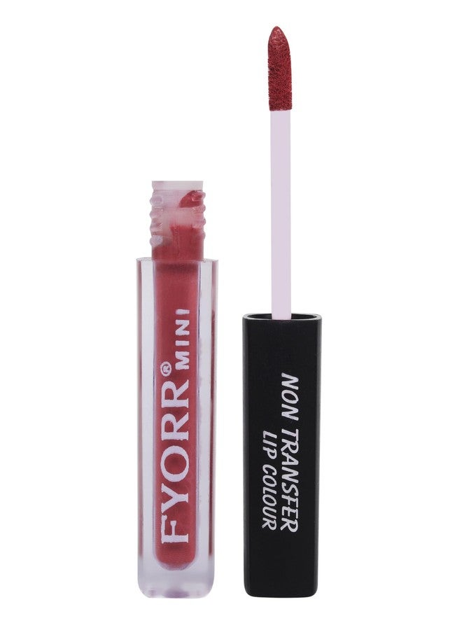 FYORR Non Transfer Matte Waterproof Liquid Lipstick Ultra Pigmented Non-Sticky Smooth Finish Lip Color, Nude Perfect (4ml) - Image 4