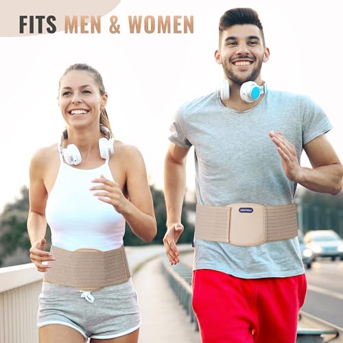 HEERTEEAJ Umbilical Hernia Belt | Abdominal Hernia Belt for Men & Women | Belly Button Umbilical Hernia Binder w/ 1 Hernia Compression Pads | Ventral, Epigastric & Post Surgery Support Belts - Image 5