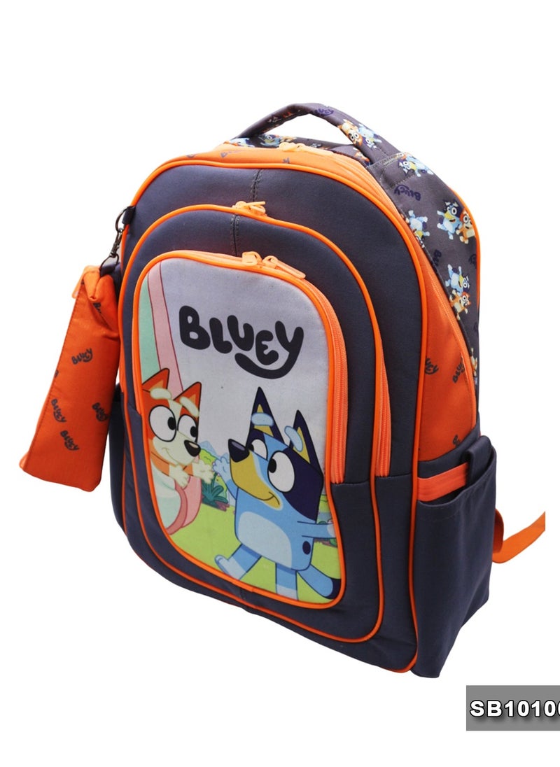 Gharibo Bags - School backpack Size 17 Bluey1 - Image 1