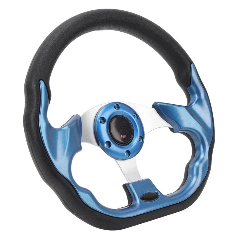 MOMO Golf Cart Steering Wheel 12.5 Inch 6-Hole PU Leather Ergonomic Design - Cool Racing Style Universal Steering Wheel for E-Z-GO Club Car - Image 5