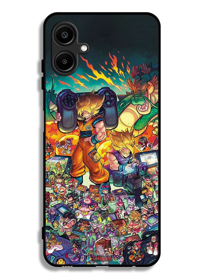 Tolwak Samsung Galaxy F06 5G Protective Case Cover Gamer Art Doodles - Image 1
