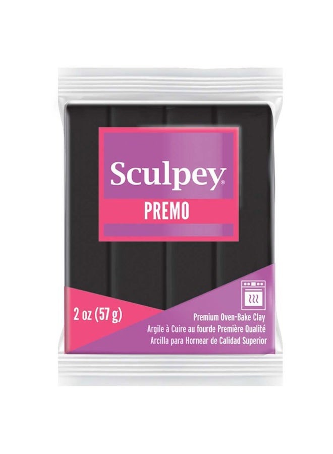 Sculpey طين النمذجة الأسود من بريمو بوليمر 57 جرام - Image 1