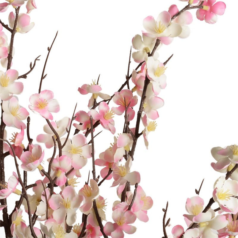 SLanC 5Pcs Silk Cherry Blossom Branches 39'' Artificial Flowers Faux Cherry Blossom Stems for Vase Summer Spring Wedding Decor (5, Pink) - Image 5