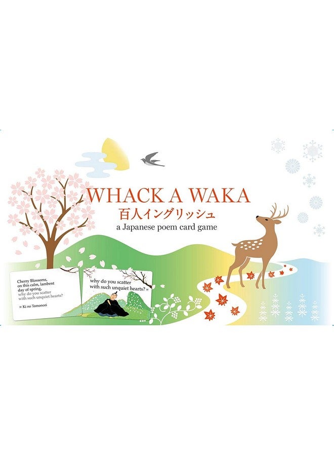 Kawada Whack A WAKA Hyakunin-Isshu English Karuta (Japanese Reading Card Game Karuta) - Image 4