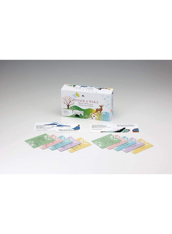 Kawada Whack A WAKA Hyakunin-Isshu English Karuta (Japanese Reading Card Game Karuta) - Image 2