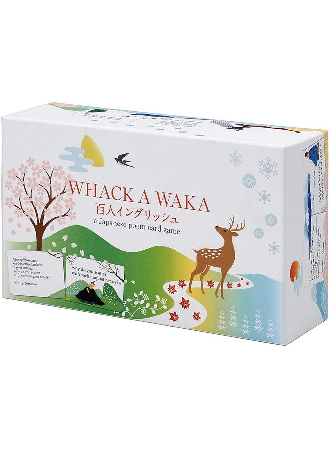 Kawada Whack A WAKA Hyakunin-Isshu English Karuta (Japanese Reading Card Game Karuta) - Image 1