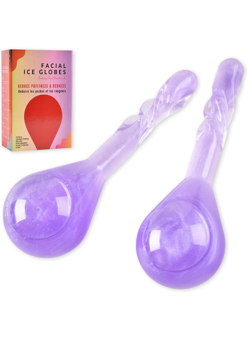 Lazzybeauty - Facial Ice Globes Ice Globe for Face Eye Neck Skin Care Tool to Reduce Eye Puffy Face Redness Antiaging Cooling Ball Cryotherapy Beauty Kit - Image 1