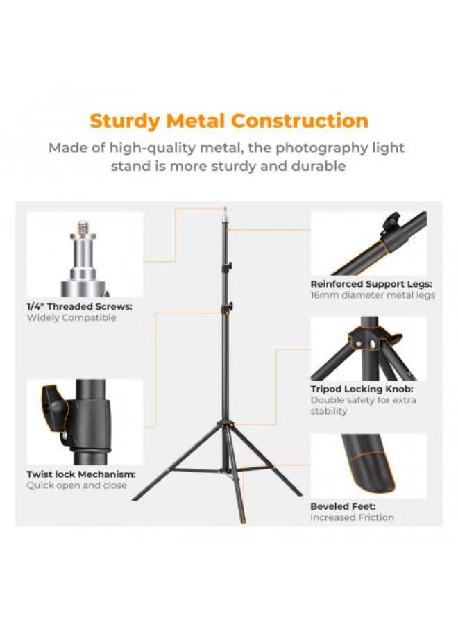 K&F Concept Photography Light Stand with Storage Bag - Image 3