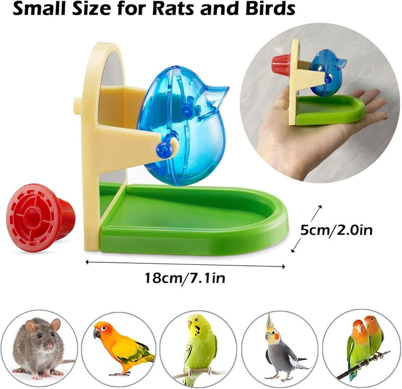 Jevnd Rat Enrichment Toys, Interactive Foraging Toys For Rats, Intelligence Growth Rat Enrichment Puzzle Games, Treat Dispensing Slow Feeder for Rats Cage Toy, Bird Foraging Toy for Parakeet Conure (1Pcs) - Image 4