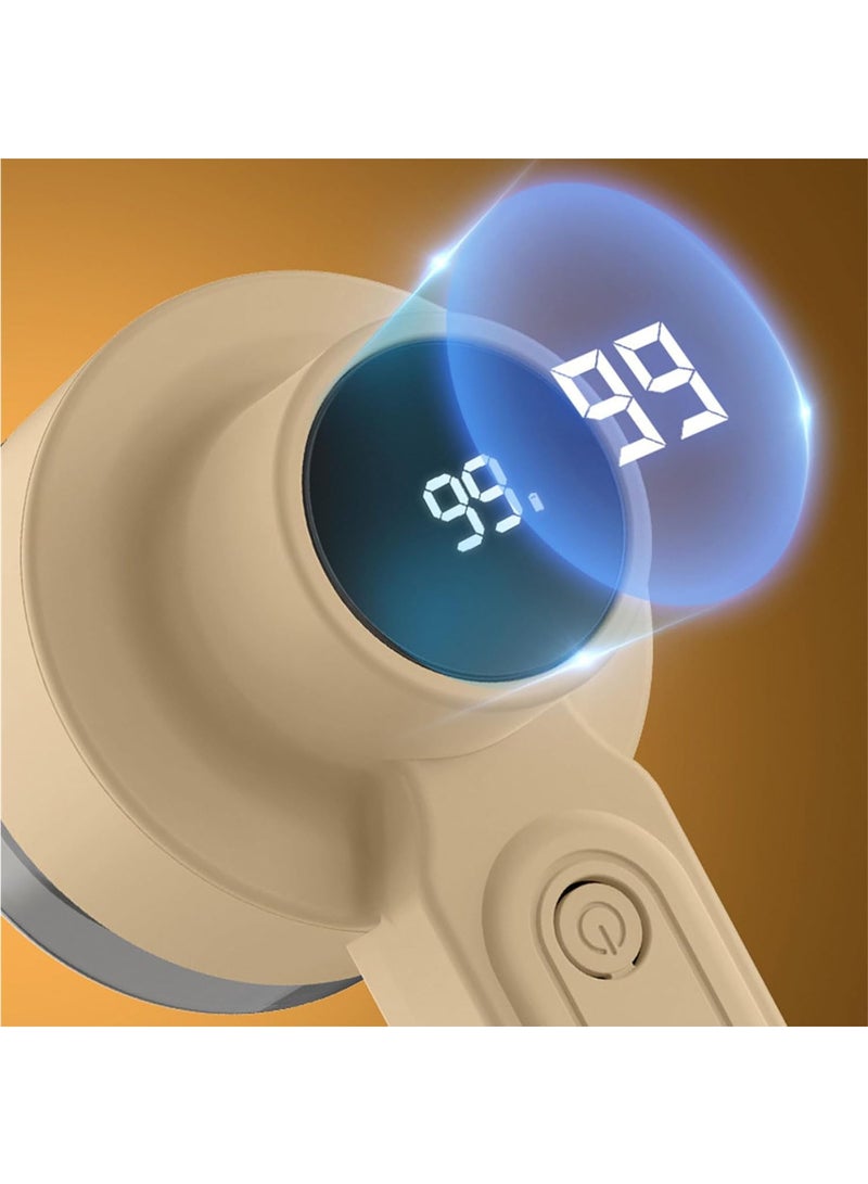 Fabric Shaver, Electric Lint Remover Rechargeable, Lint Shaver, Hairball Trimmer, Remove Clothes Fuzz, Lint Balls, Pills, Sweater, Couch, Blanket, Curtain, Wool, Cashmere(Green Colored) - Image 5