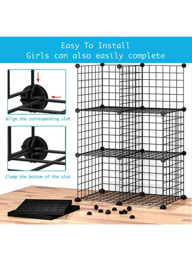 Large Cat Cage, Cat Playpen, Detachable Indoor DIY Kennels Crate Large Exercise Place, Ideal for Cat Dog Pet - Image 4