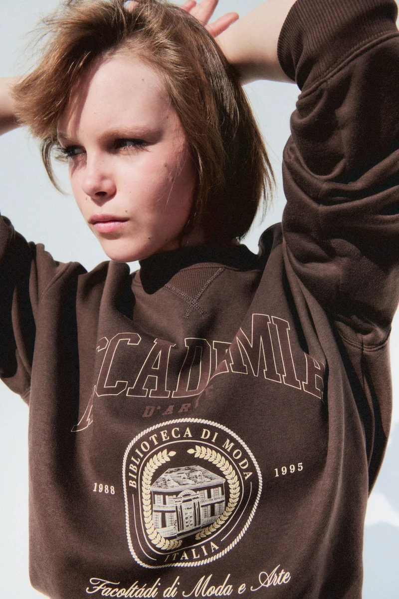 H&M Text-motif sweatshirt