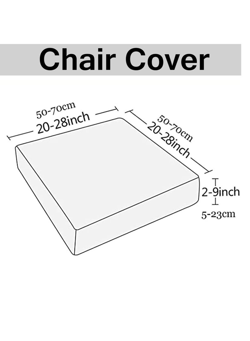 Elastic cushion cover for single L-shaped cushion for chaise longue sofa, 1, 2, 3 cushion sofa cover, soft furniture protective cover - Image 2