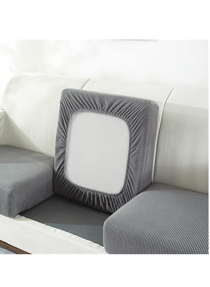 Elastic cushion cover for single L-shaped cushion for chaise longue sofa, 1, 2, 3 cushion sofa cover, soft furniture protective cover - Image 1