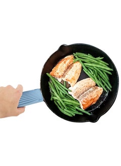 AL SANIDI Silicone Hot pot holder, Blue Light, Size 15 Cm  - Image 5