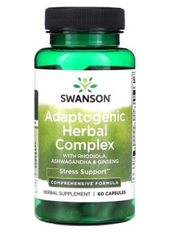 Adaptogenic Herbal Complex With Rhodiola Ashwagandha And Ginseng 60 Caps