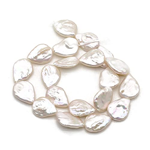 LE SKY Baroque Pearl Beads Natural Waterdrop Shape Cultured Freshwater Pearl Loose Bead for DIY Women Pendants Earrings Jewelry Making - Image 1