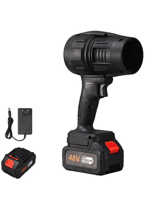 Portable Cordless Turbo Air Blower | Battery Powered Powerful Compact Blower for Cleaning & Drying | Lightweight & Efficient | (Black)