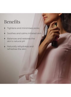 Forest Essentials Pure Rosewater (Toner) Facial Tonic Mist | Hydrating Daily Toner | For Glowing Skin | Hydrates Plumps & Minimises Open Pores  - Image 2