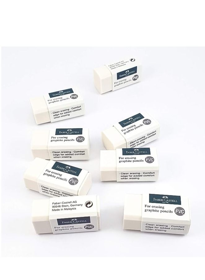 FABER-CASTELL 24-Piece PVC Free Pencil Eraser Set  - Image 2