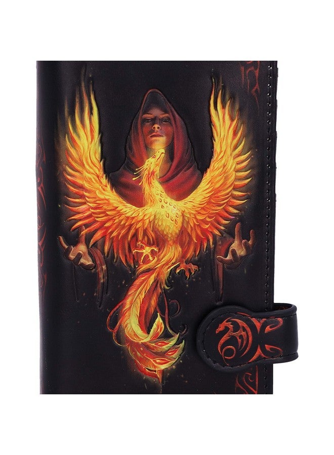 Nemesis Now Black 18.5Cm Anne Stokes Phoenix Rising Mythical Bird Embossed Purse - Image 5