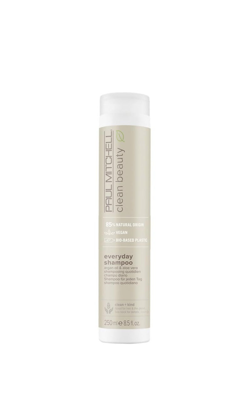 Paul Mitchell Clean Beauty Everyday Shampoo, Boosts Shine, Adds Body, For All Hair Types, 8.5 fl. oz. - Image 1
