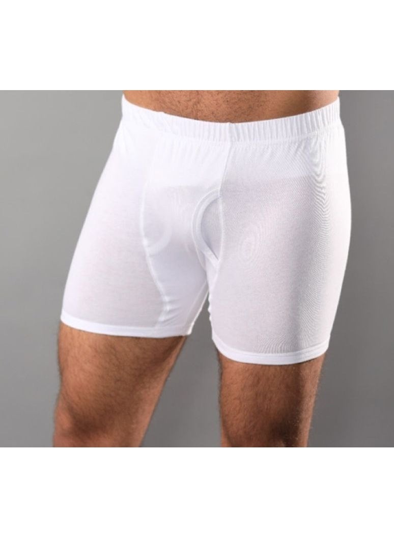 incotone Mens white ants 6 Pieces Incotto - Image 2