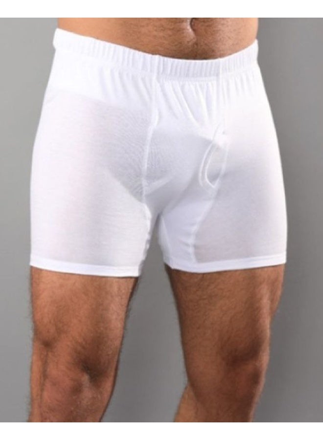 incotone Mens white ants 6 Pieces Incotto - Image 3
