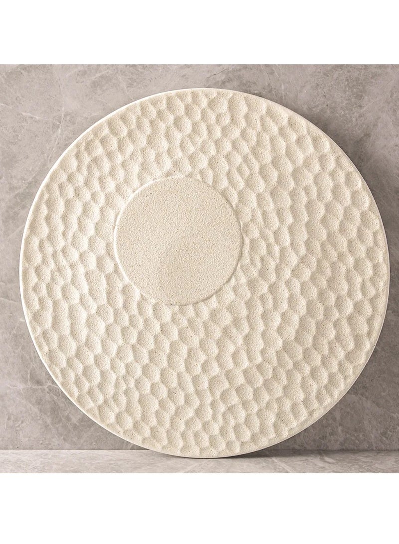 MAAC HOME MAAC Home Concrete Style Plate with Moon Design| Elegant Durable and Classic design Perfect for Family Everyday Use, and Family Get- Together, Restaurant, Banquet and More (Moonlight Style, 2)  - Image 2