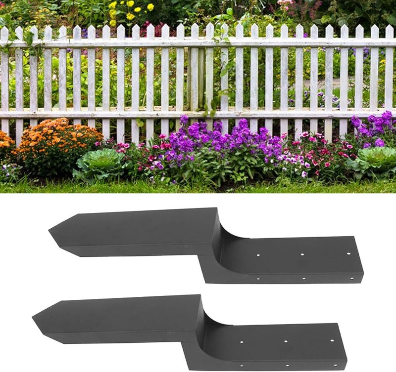 Heavy Duty Steel Post Repair Kit For Leaning Wood Fence Includes 2 Steel Stakes And 15 Accessories - Image 4