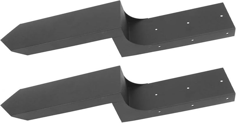 Heavy Duty Steel Post Repair Kit For Leaning Wood Fence Includes 2 Steel Stakes And 15 Accessories - Image 3