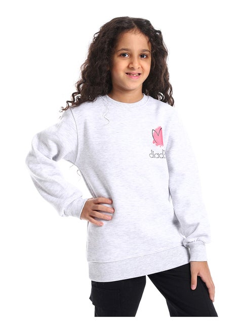 سويت شيرت مطبوع للبنات