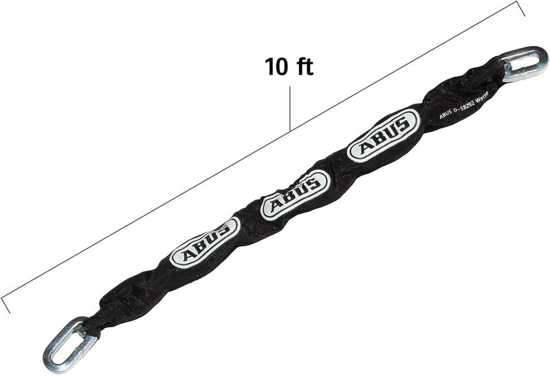 Abus Hardened Steel 6KS 2 Foot x 1/4" Thick Square Security Chain for Bikes, Containers, Trailers, ATV's, Motorcycles and Personal/Industrial Property - Image 4
